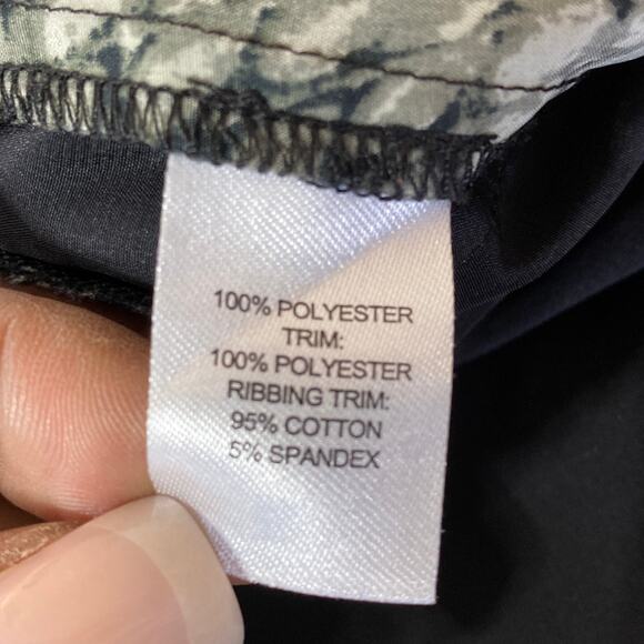 Trouve Womens Jogger Pants High Rise Snakeskin Pattern Elastic Fit Green Medium - Picture 4 of 10